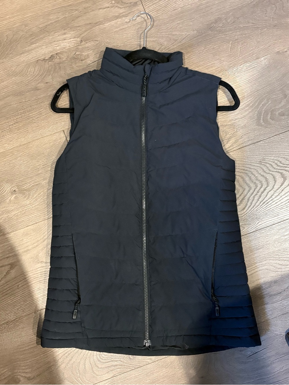 Women's Black Puffer Vest